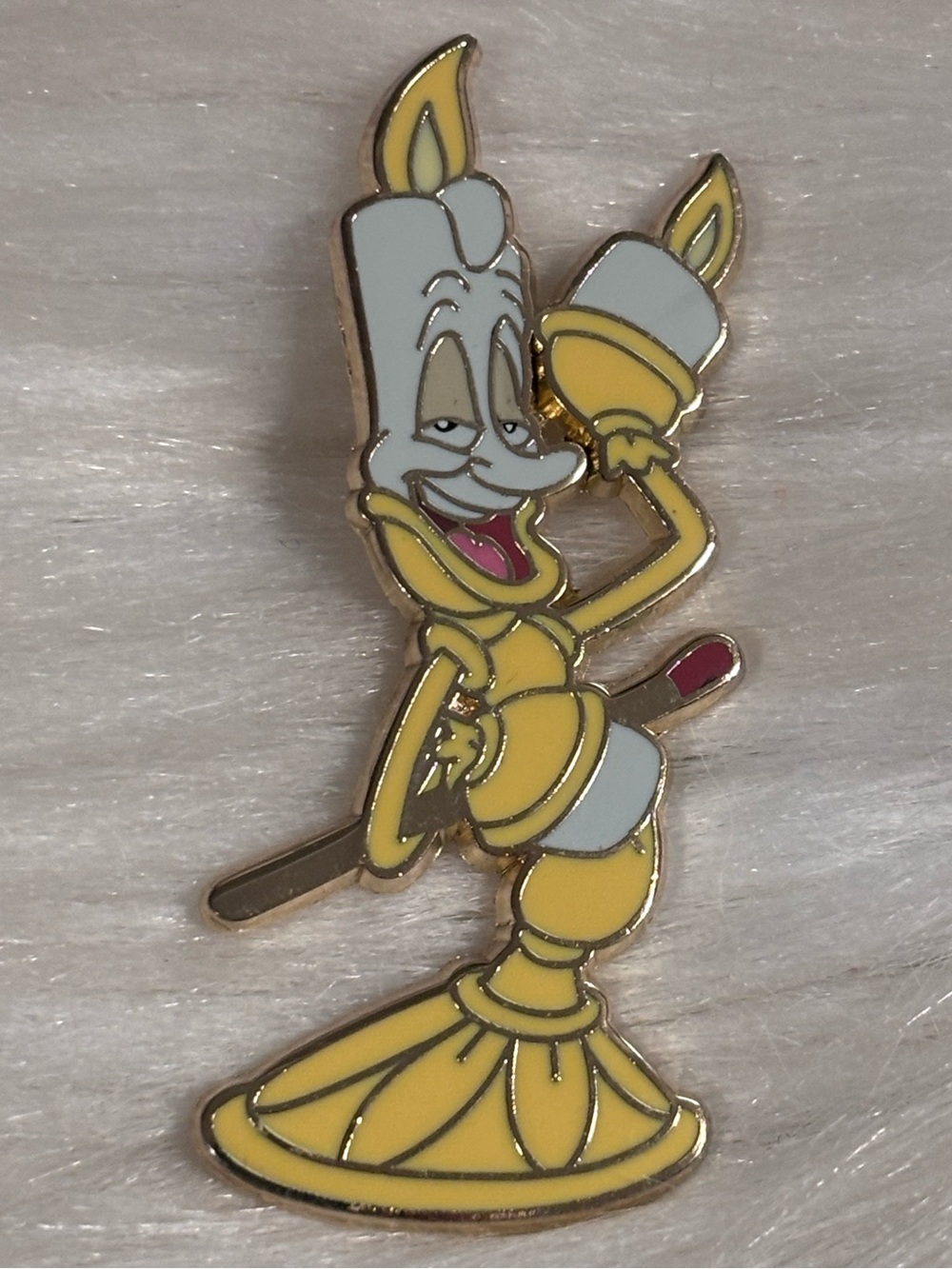 Disney Pin Badge Lumiere from Beauty & the Beast Disneyland Paris